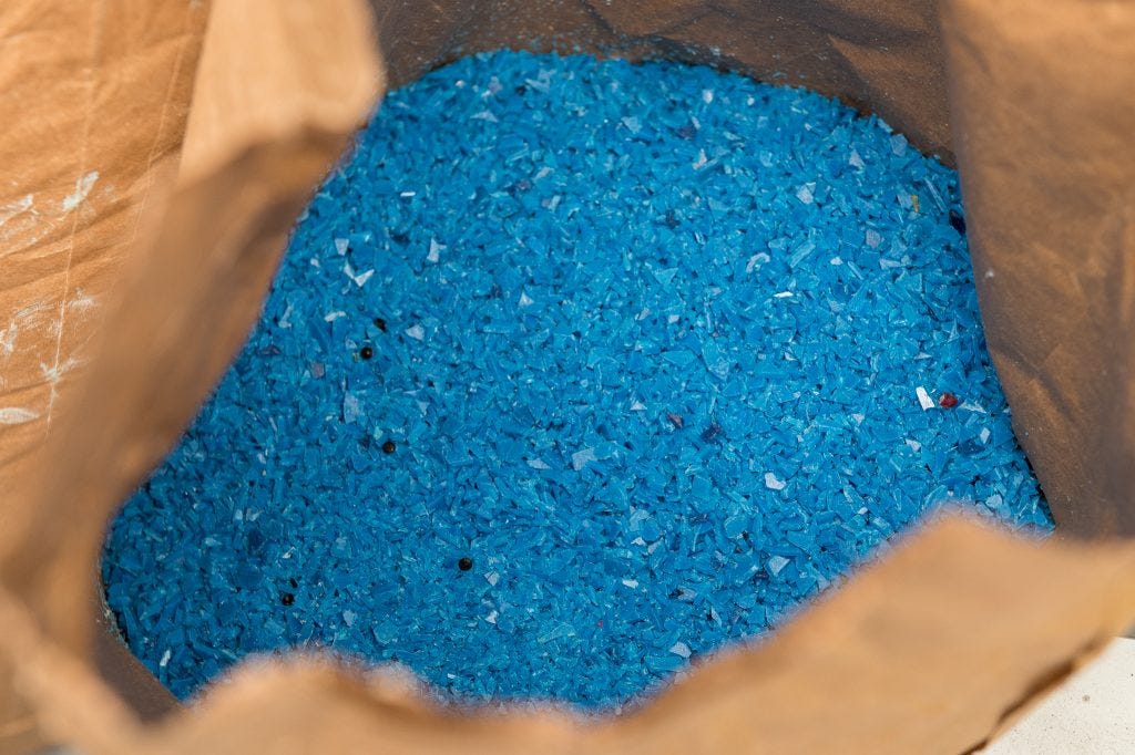 Colored Vinyl Pellets for Pressing a Record
