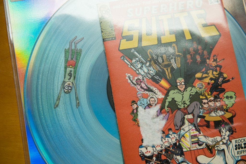 Special effect vinyl record