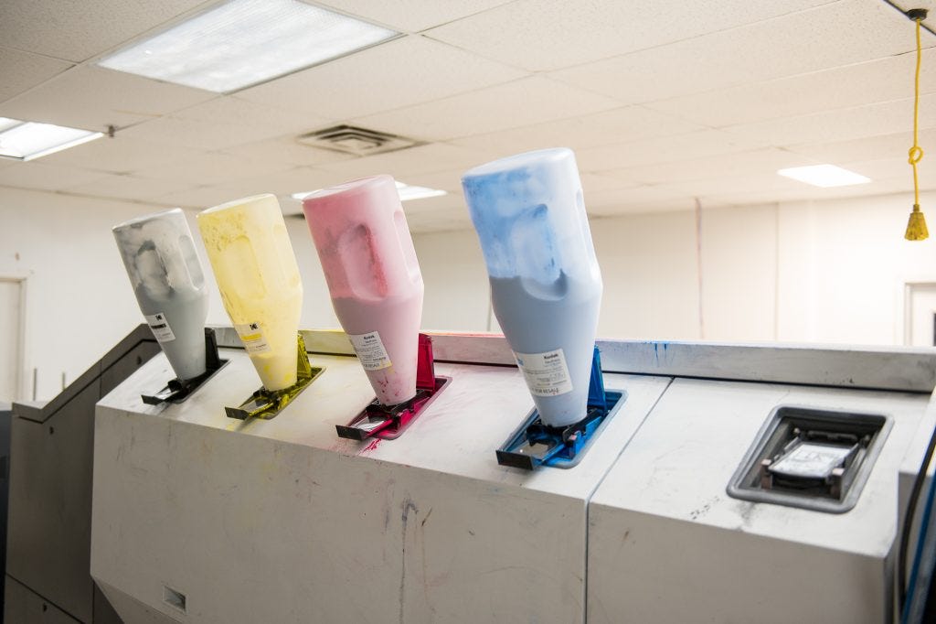 Record Covers Being Printed