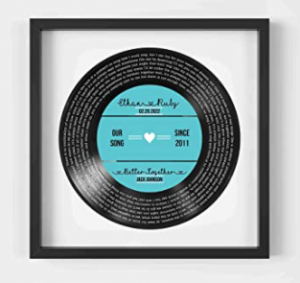 Framed record Lyric