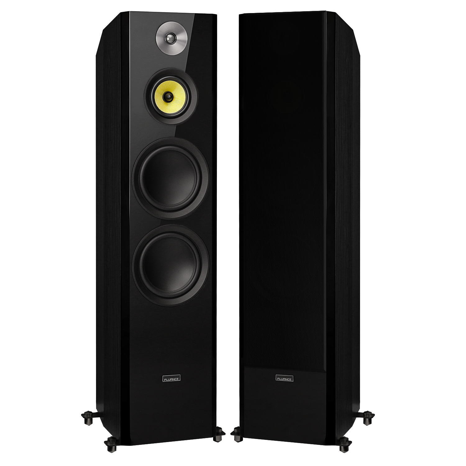 Hff Signature Series Hi Fi Three Way Floorstanding Speakers Black