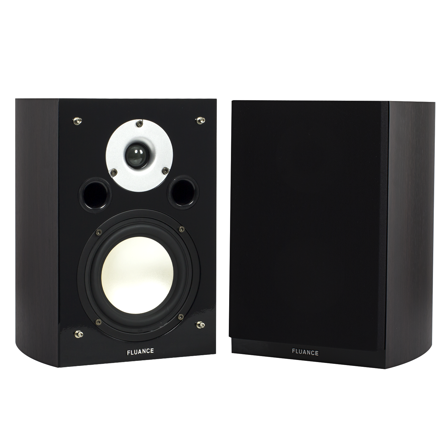 XL7S High Performance Two-way Bookshelf Surround Sound Speakers - Dark Walnut