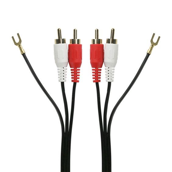Gold Plated RCA Cable (3 Feet)