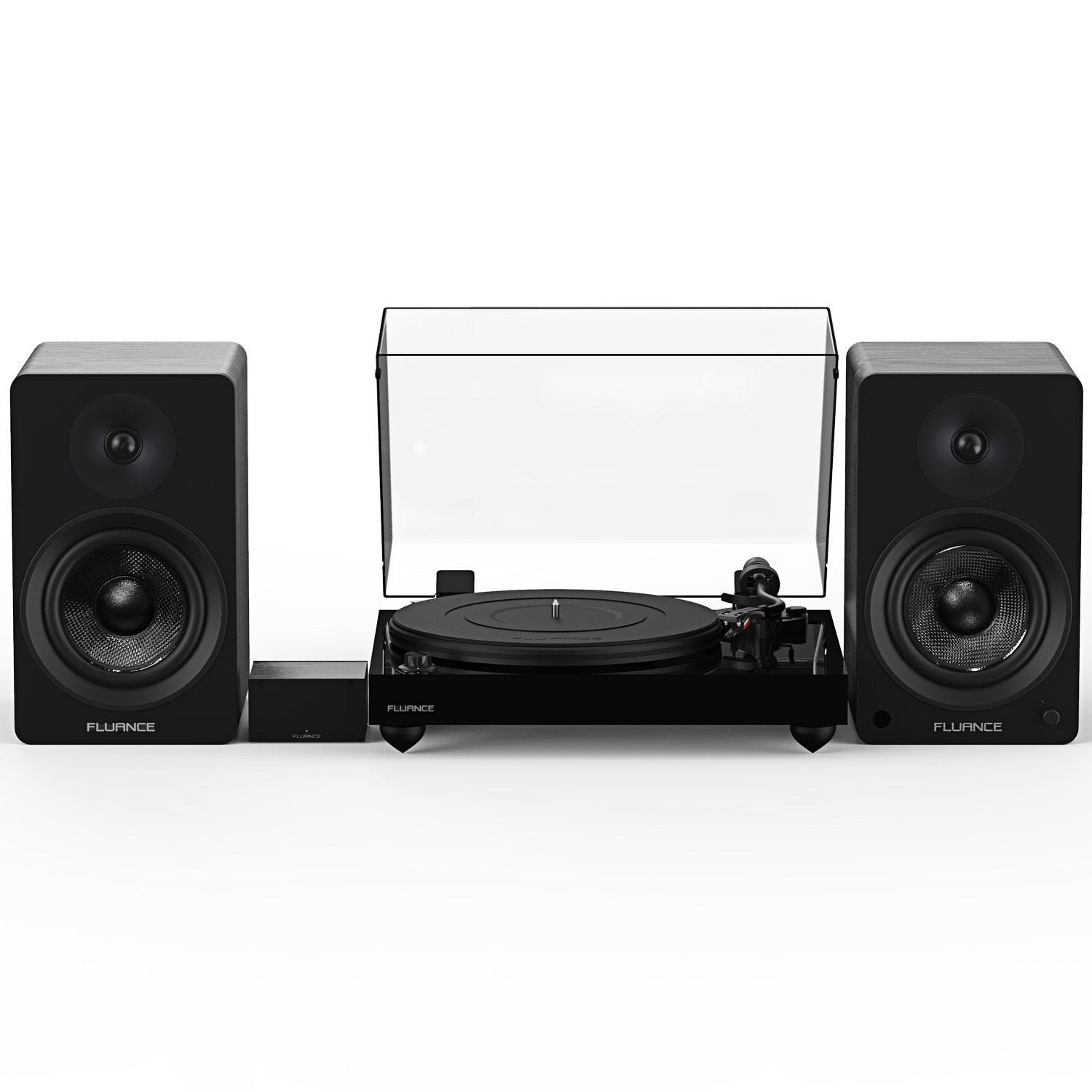 Reference RT82 High Fidelity Vinyl Turntable with PA10 Phono Preamp and Ai61 Powered 6.5” Bookshelf Speakers image