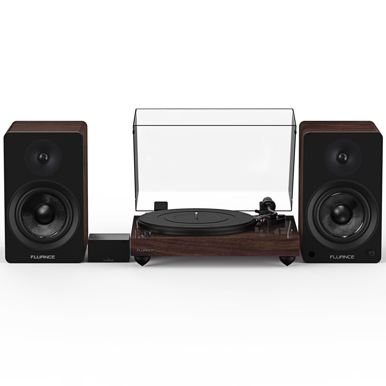 Reference RT82 High Fidelity Vinyl Turntable with PA10 Phono Preamp and Ai61 Powered 6.5” Bookshelf Speakers image