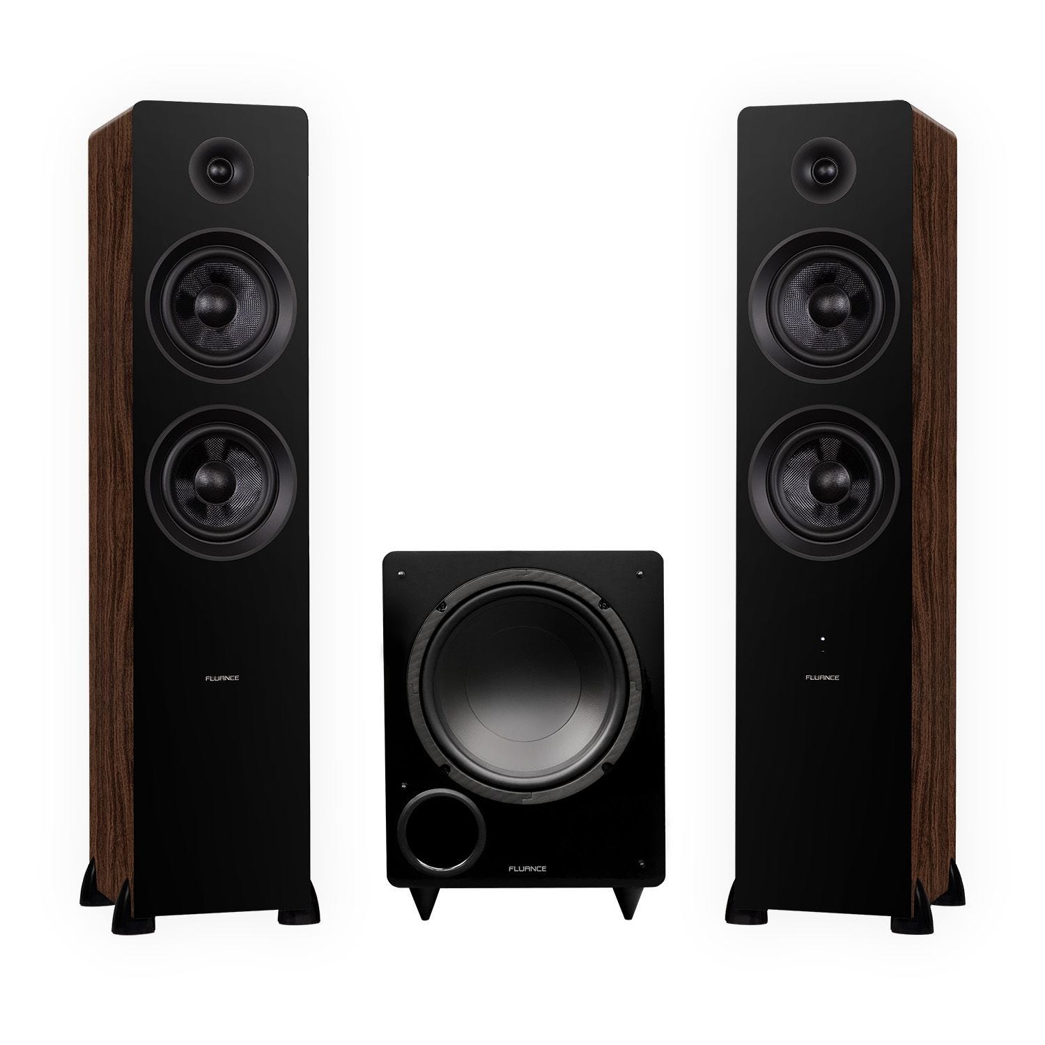 Ai81 Elite Powered 2-Way Floorstanding Tower Speakers and DB10 10