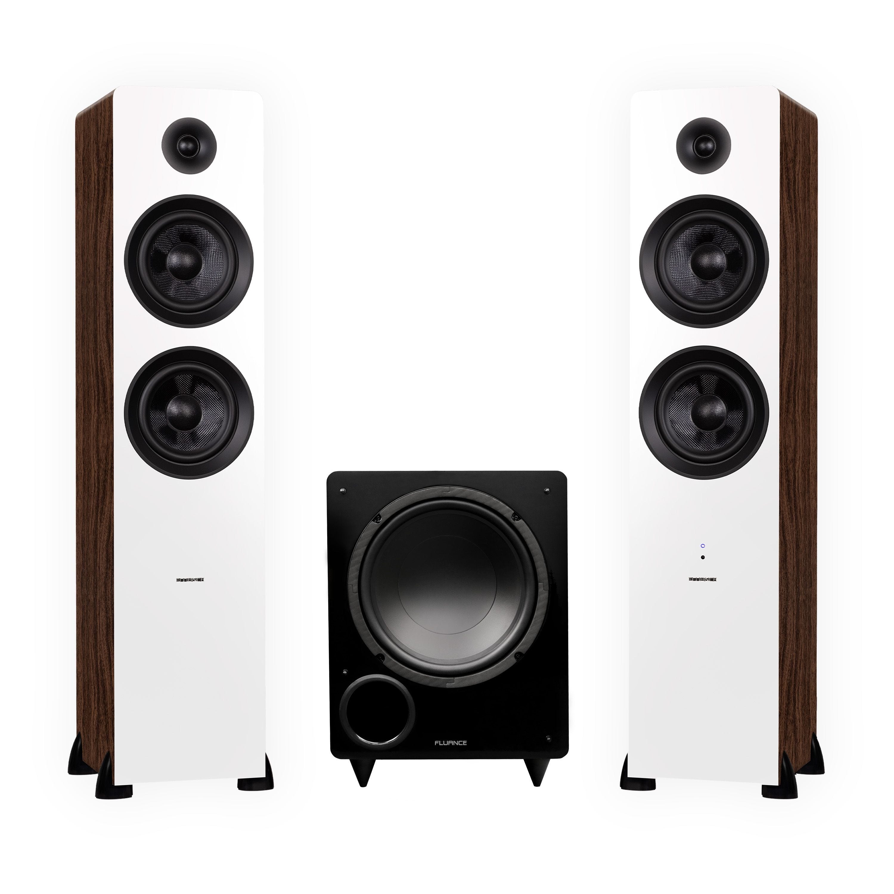 Ai81 Elite Powered 2-Way Floorstanding Tower Speakers and DB10 10