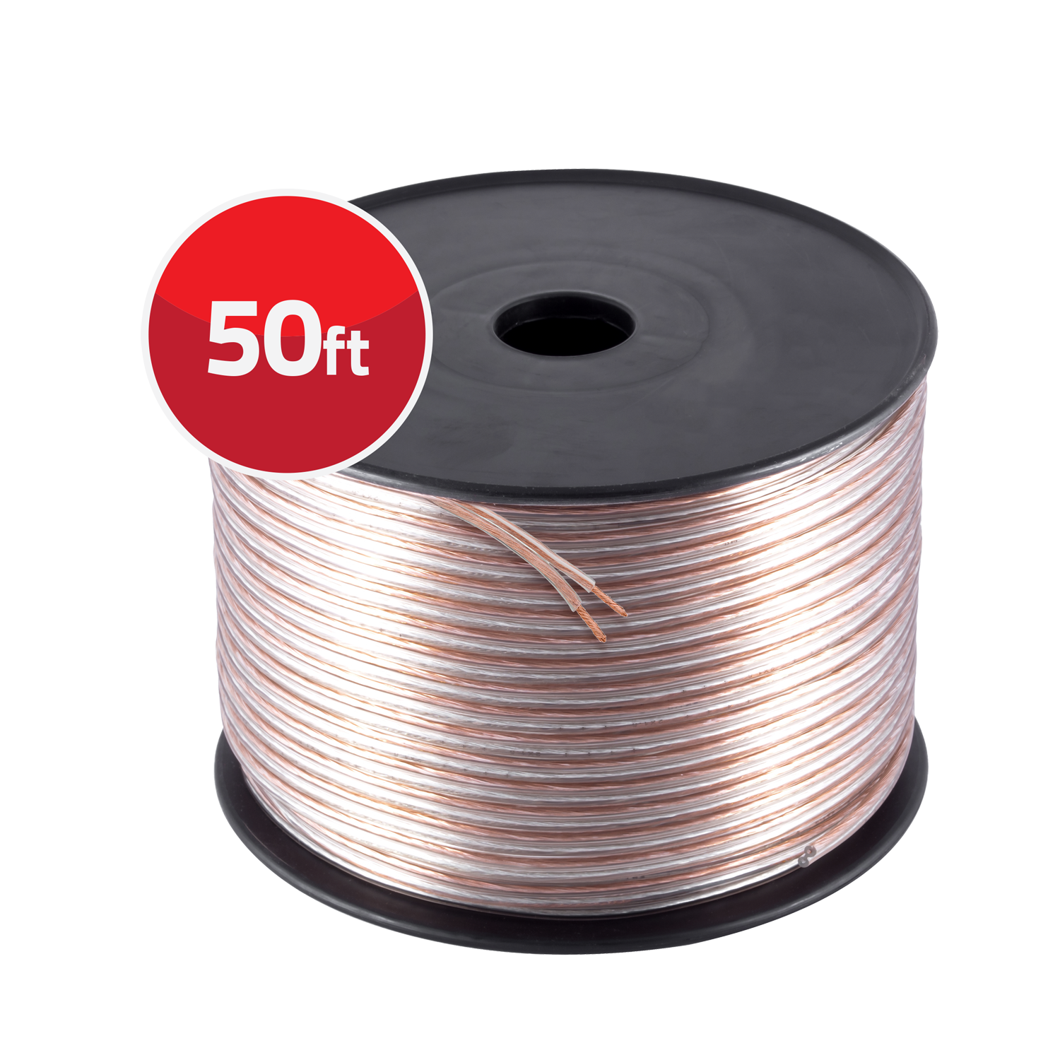 50' 12 Gauge High Flex Precision Audio Cable Ultra Speaker Wire image