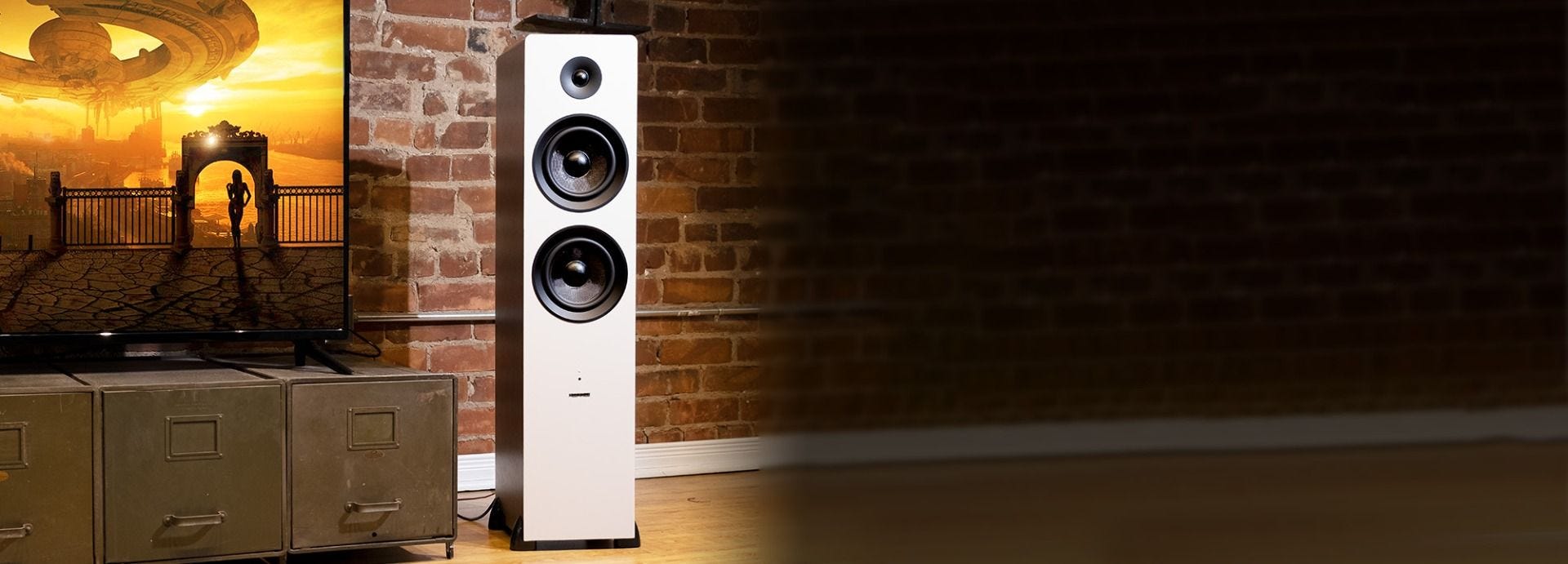 Ai81 Elite Powered Floorstanding Tower Speakers