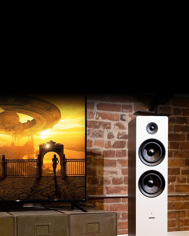 Ai81 Elite Powered Floorstanding Tower Speakers