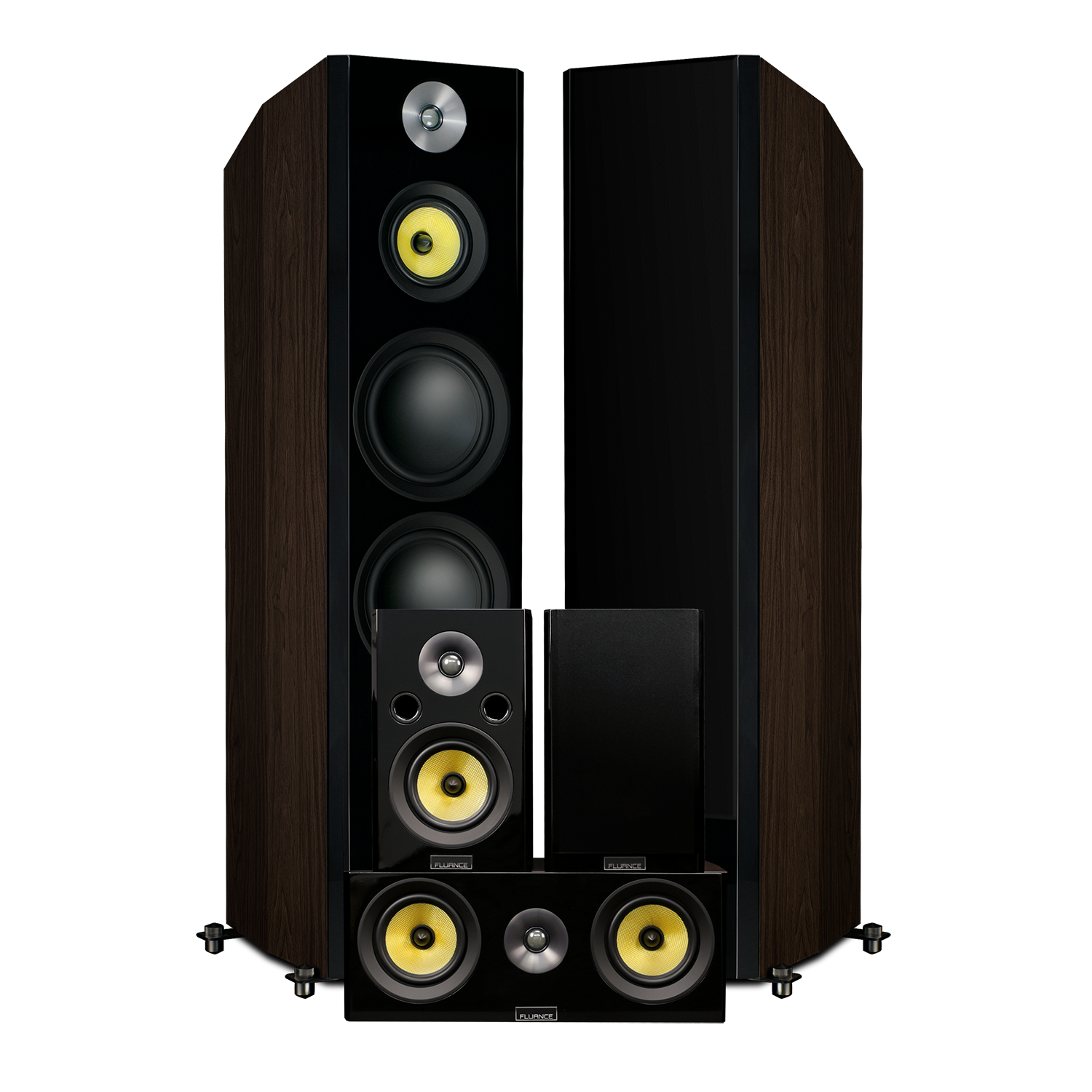 Signature HiFi Surround Sound Home Theater 5.0 Channel Speaker System image