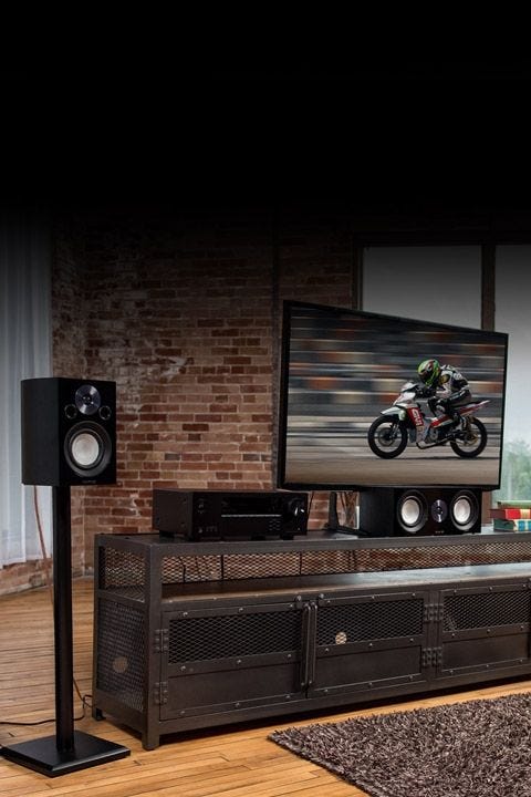 Reference Compact Surround Sound Home Theater 5.1 Channel Speaker System with DB10 Subwoofer