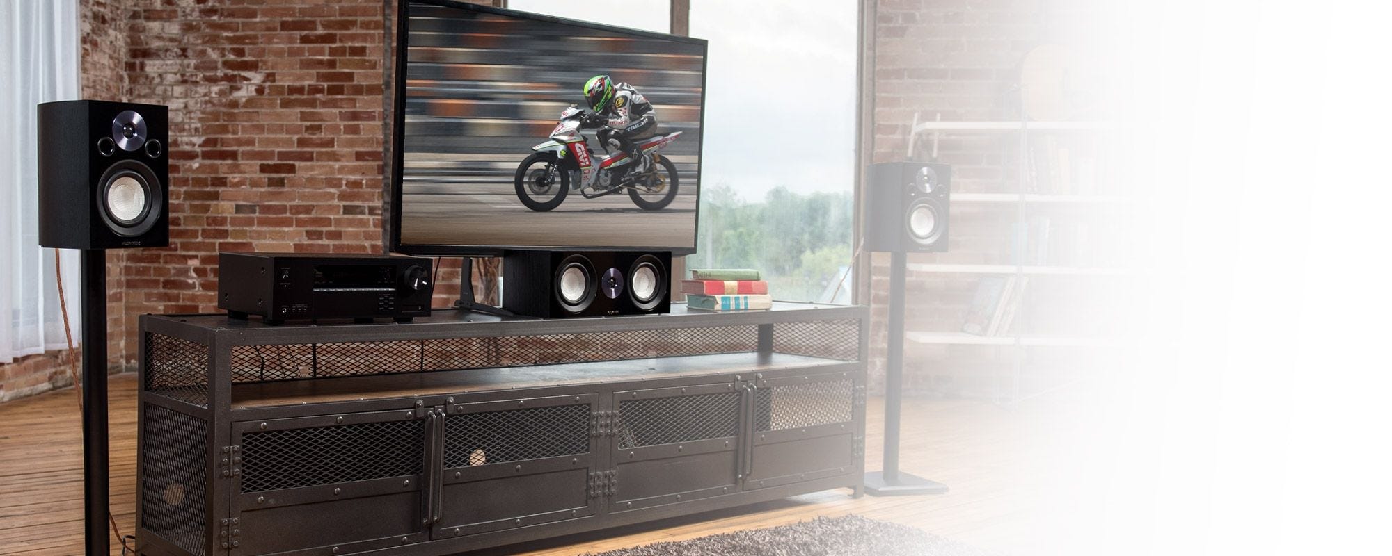 Reference Compact Surround Sound Home Theater 5.0 Channel Speaker System