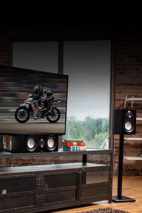 Reference Compact Surround Sound Home Theater 5.0 Channel Speaker System