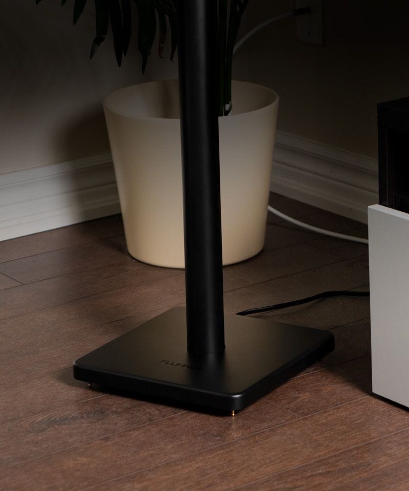 Floor Speaker Stands for Surround Sound and Bookshelf Speakers (Square Base)