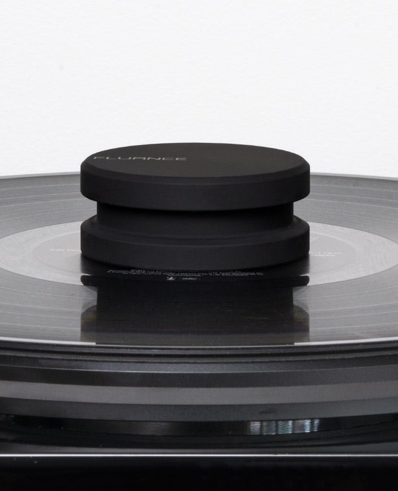 Fluance HiFi Vinyl Record Weight 760 Gram LP Disc Stabilizer Turntable Accessory