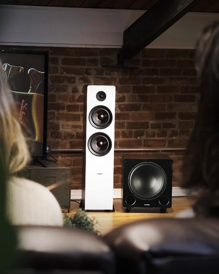 Fluance Ai81 Powered Floorstanding Speaker with DB12 Subwoofer