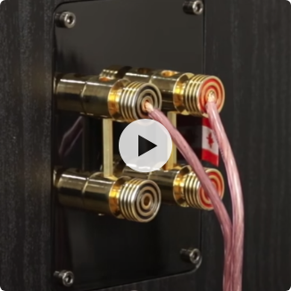 How to Connect Passive Speaker Using Speaker Wire and Banana Plugs