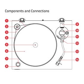 RT85 Reference Turntable Line Out