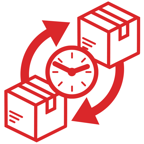 replacement process time icon